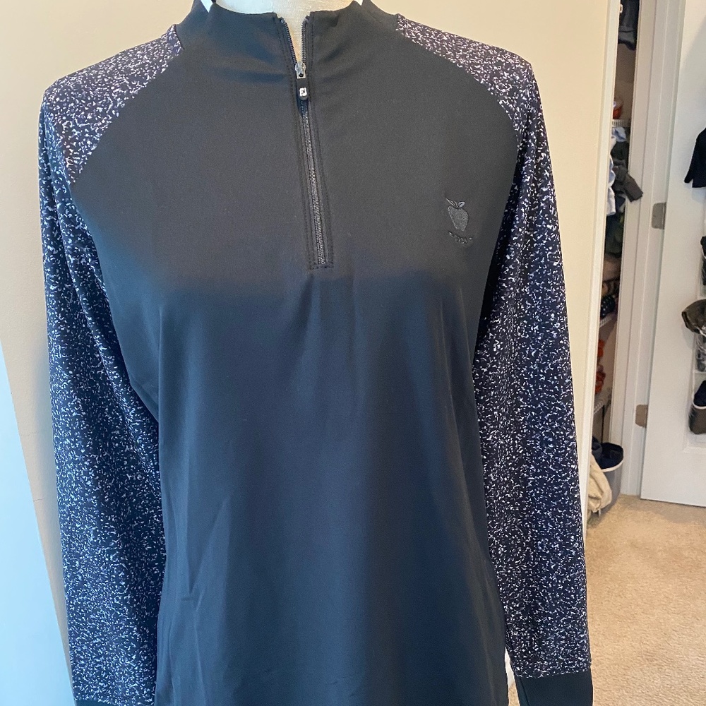 FootJoy, Ladies pullover, zipper front, sz Small